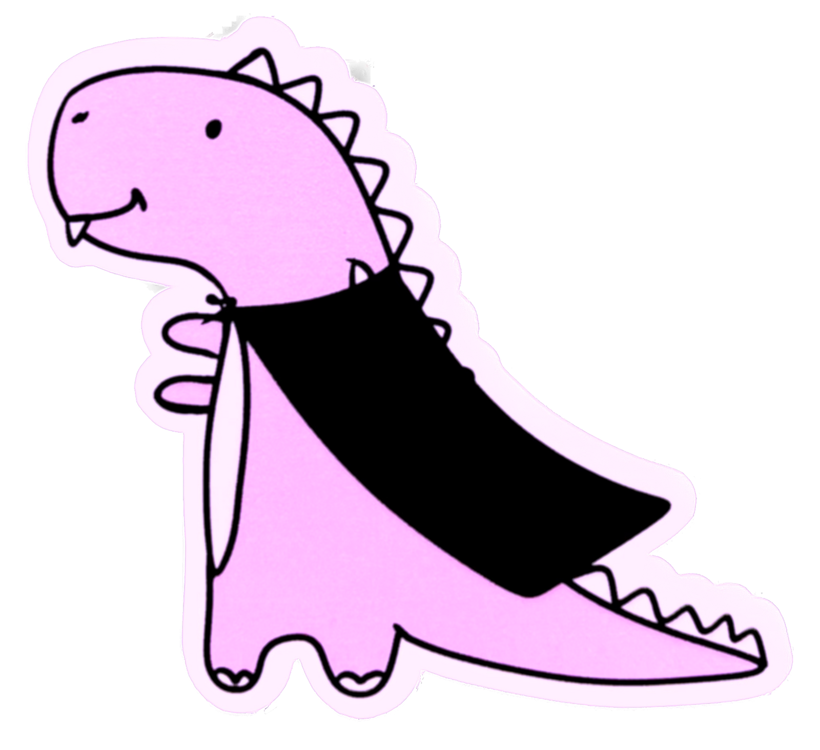 Vampire Dinosaur Sticker