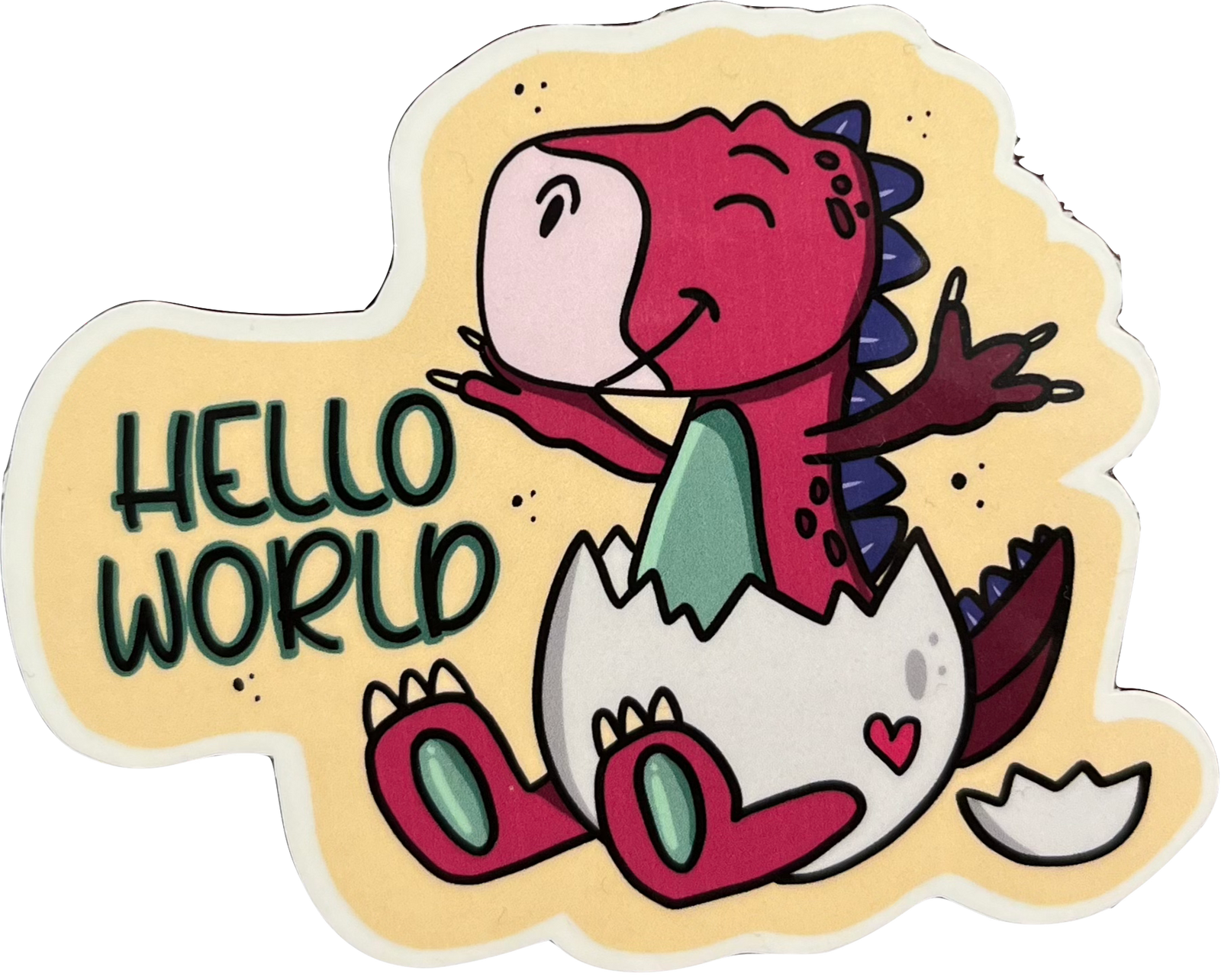 Hello World Sticker