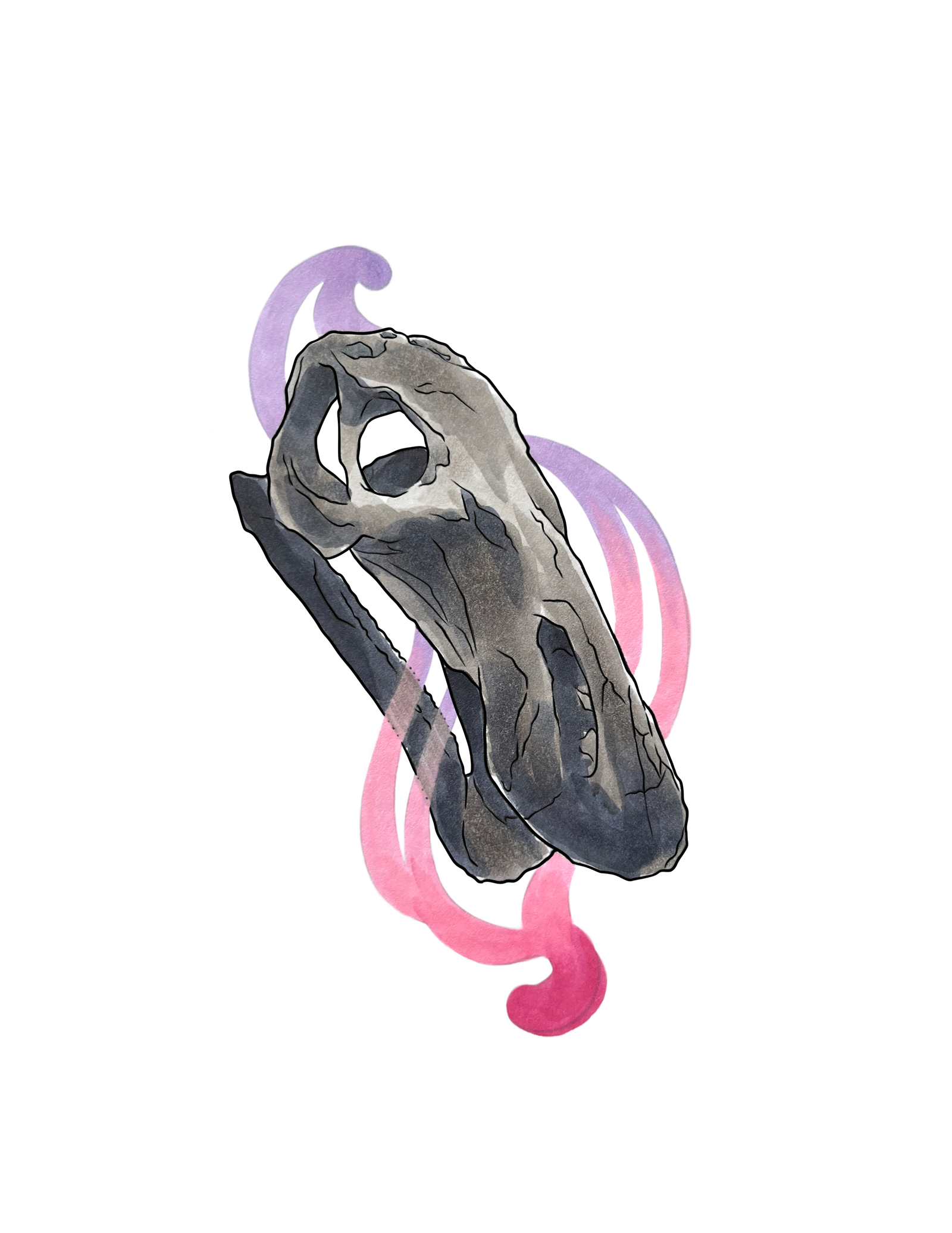 Eddie the Edmontosaurus Sticker