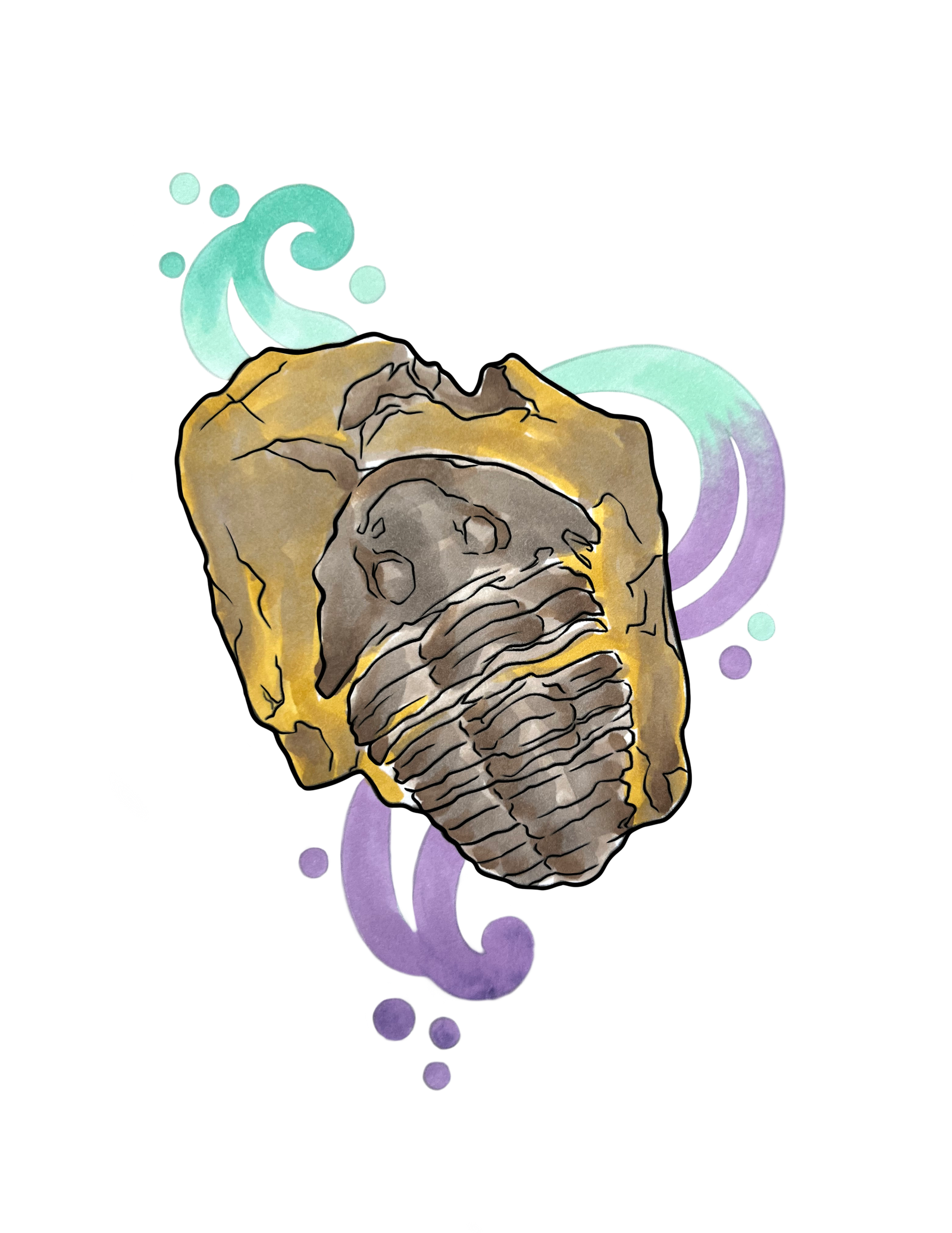 Trilobite Sticker
