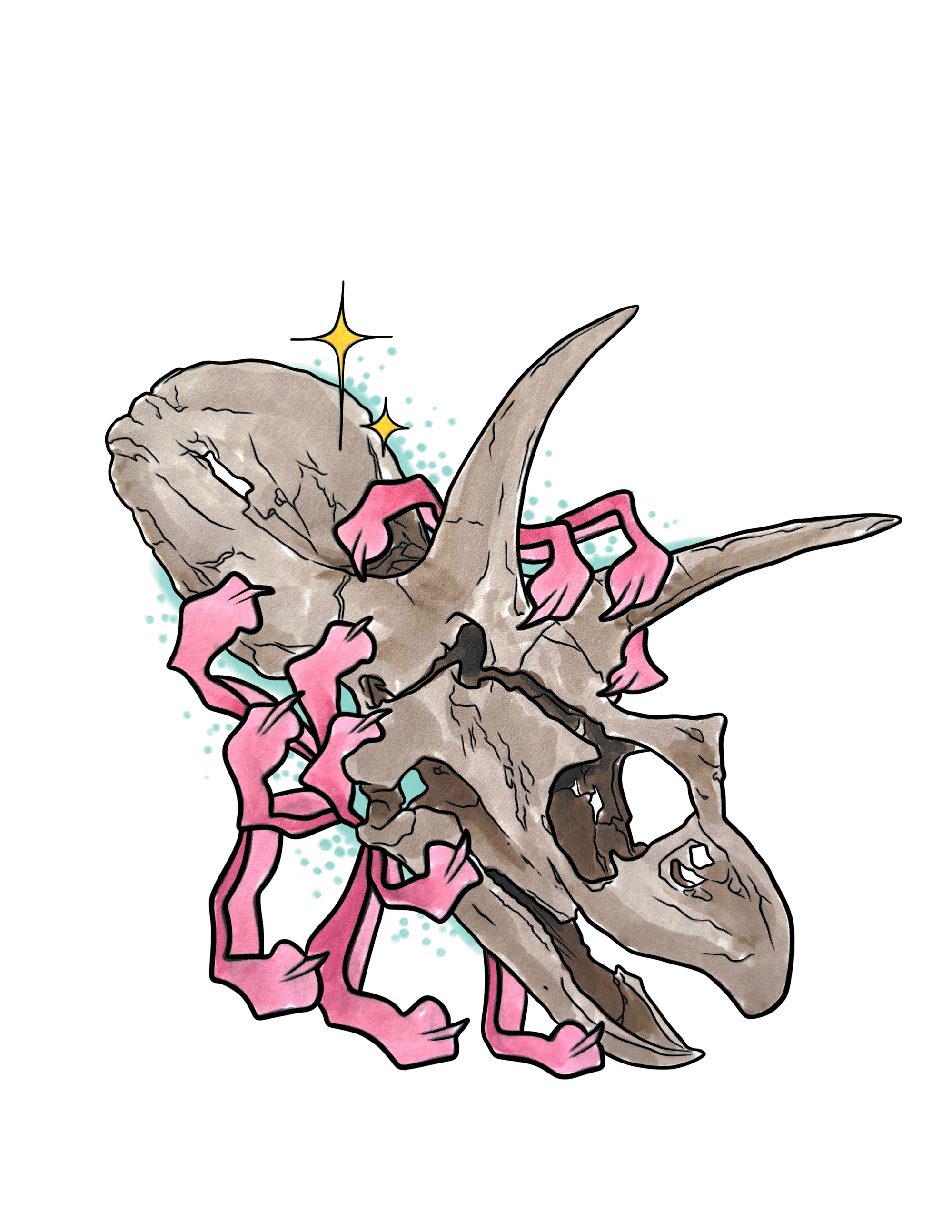 Horridus Triceratops Sticker