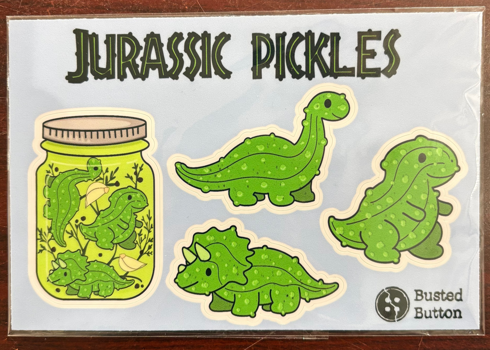Jurassic Pickle Sticker Pack