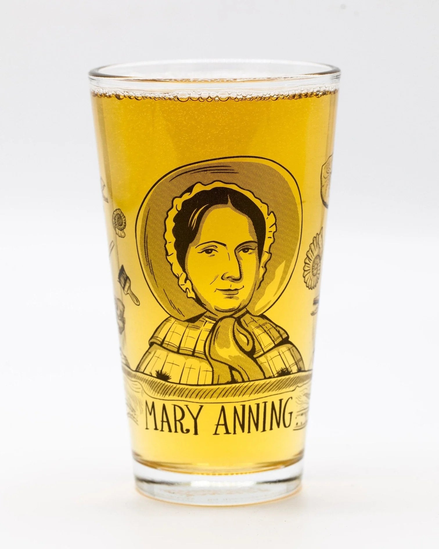 Mary Anning Pint Glass 16oz