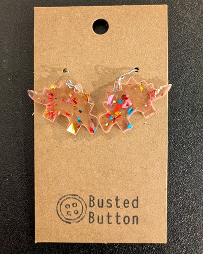 Sparkly Dino Earrings