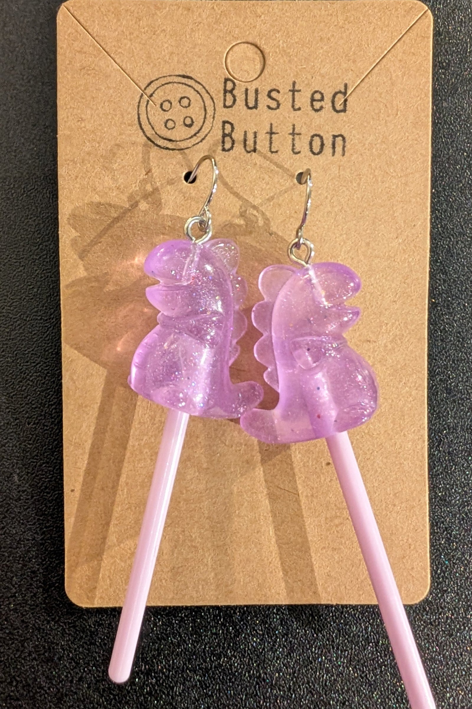 Dinosaur Lollypop Earrings