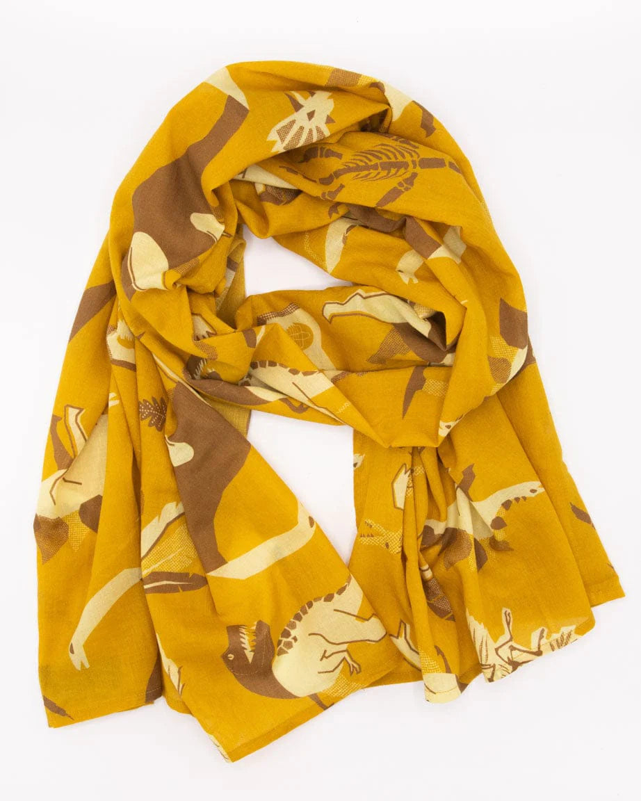 Retro Palaeontology Scarf