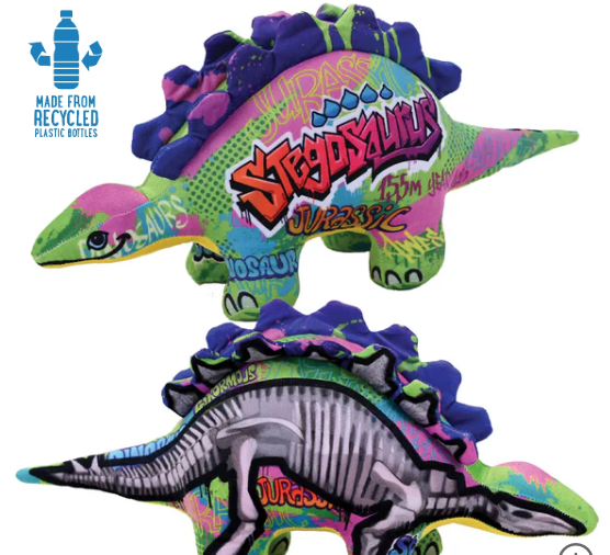 Graffiti Stegosaurus Plush