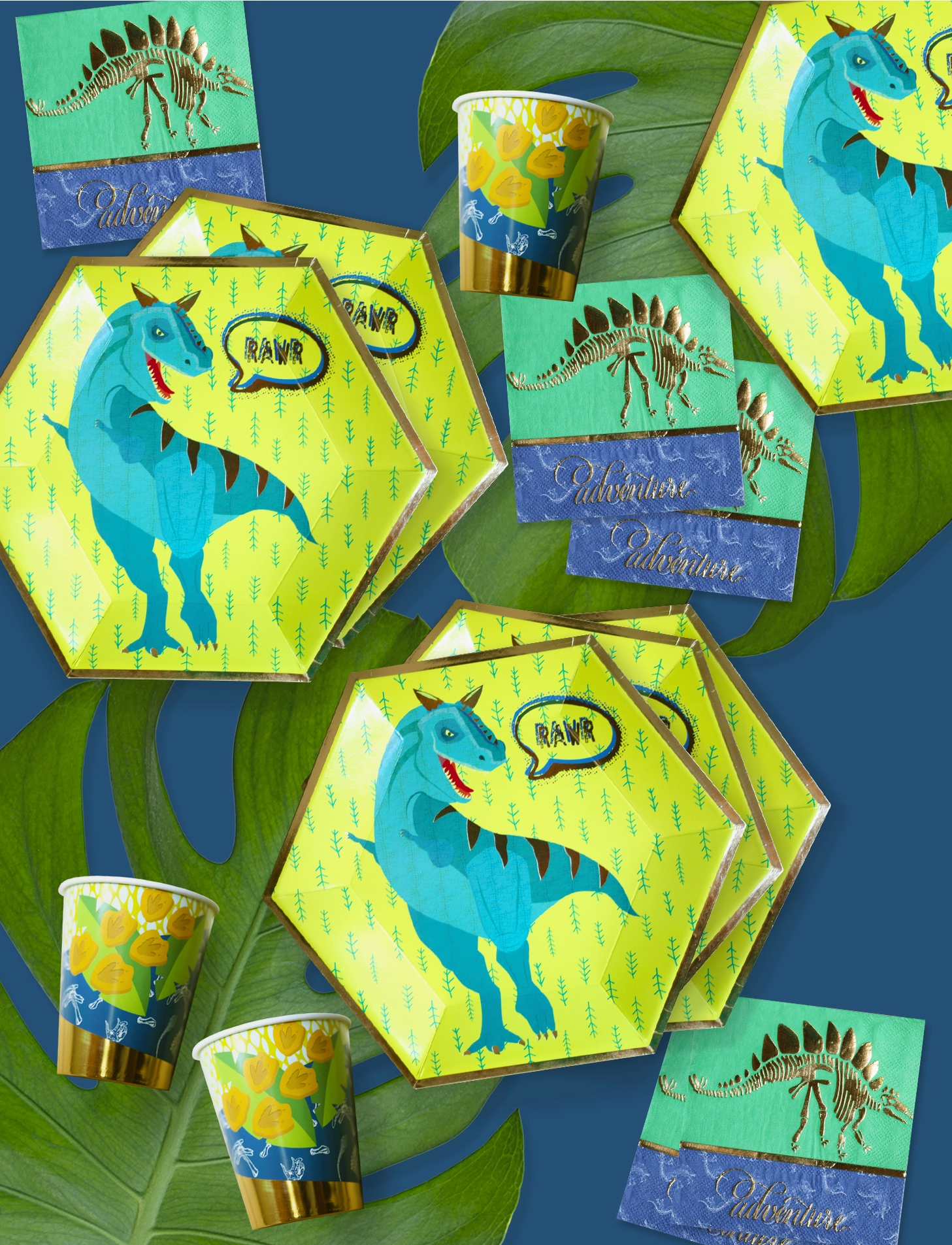 Dinosaur Party Plates