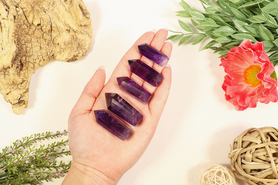 Mini Amethyst Polished Points (Grade A)