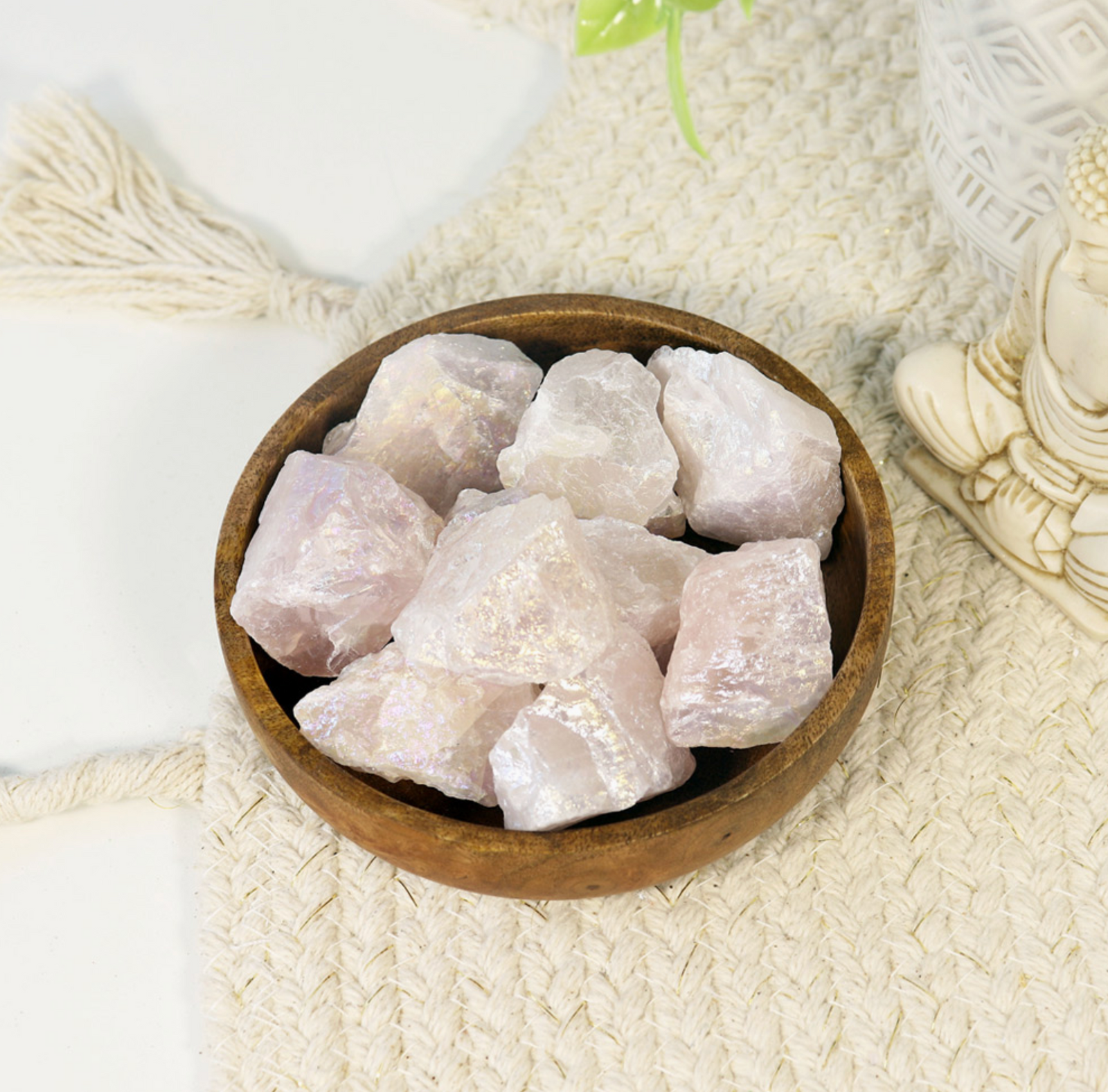 Aura Rose Quartz Chunks