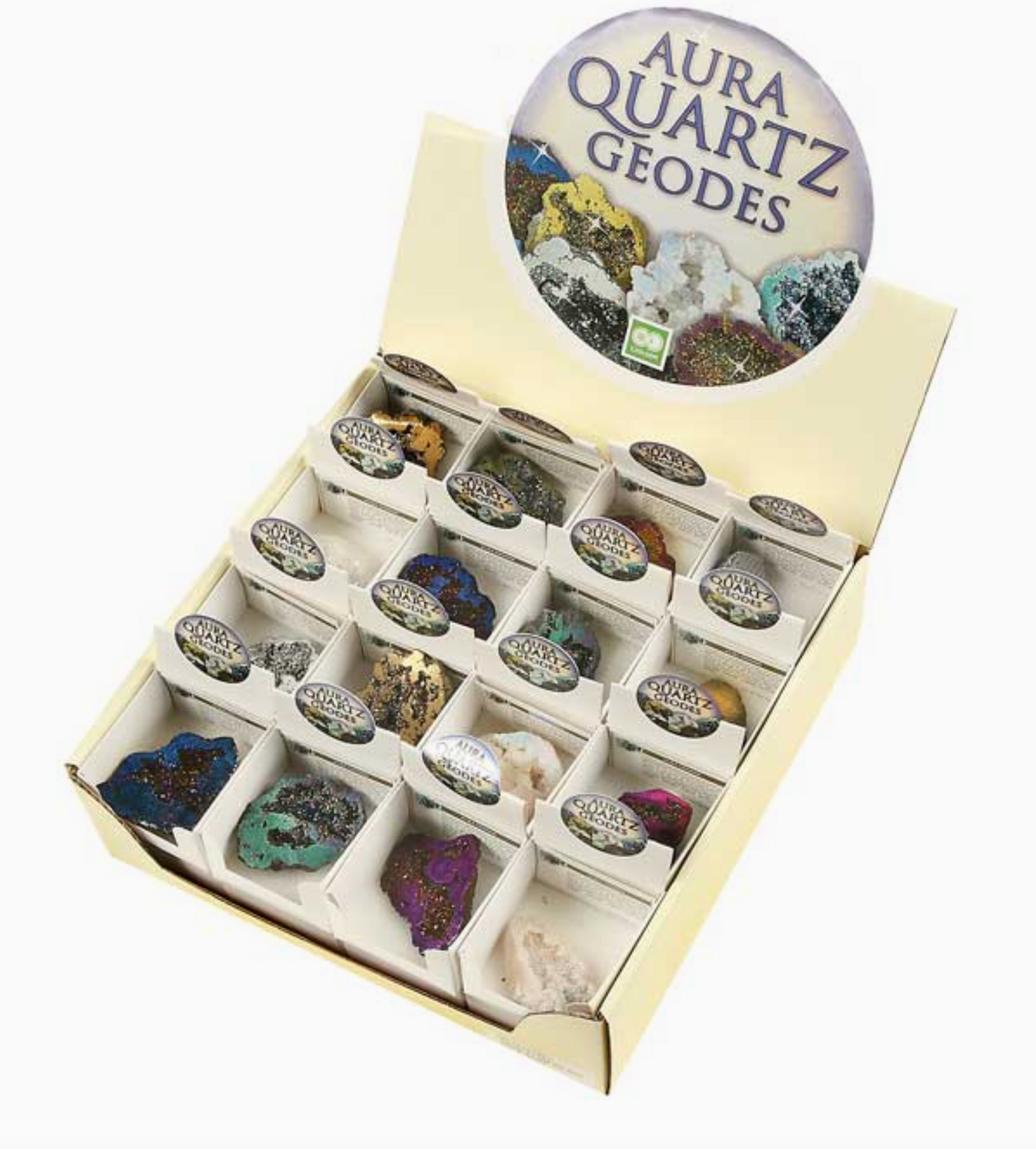 Assorted Aura Geodes