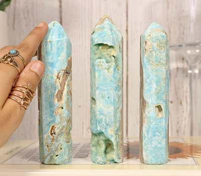 Blue Aragonite Tower
