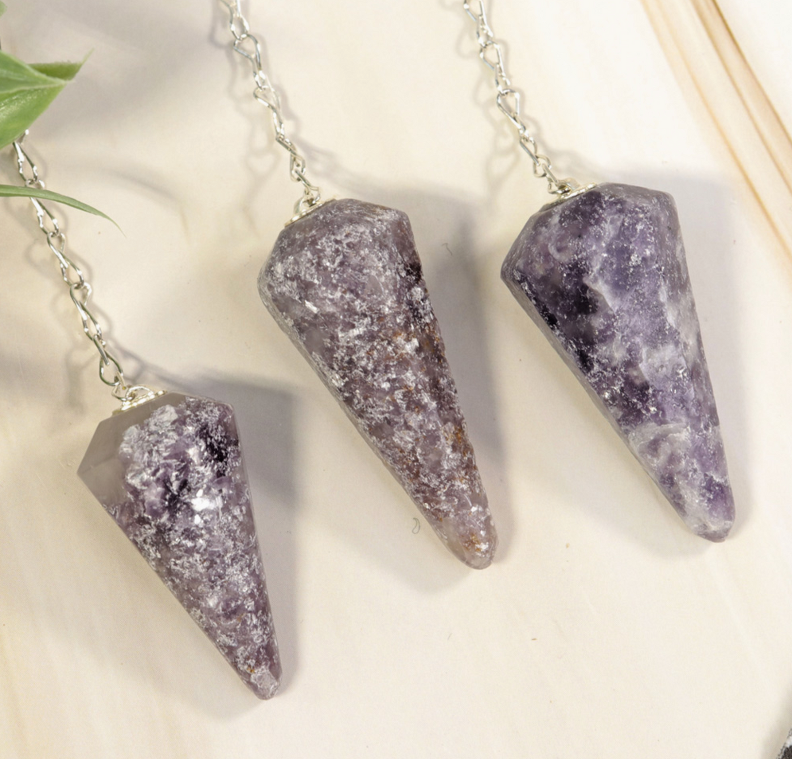 Lepidolite Pendulum