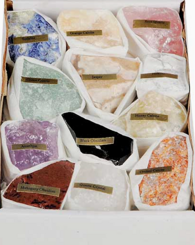 Assorted Mineral Specimen Flat