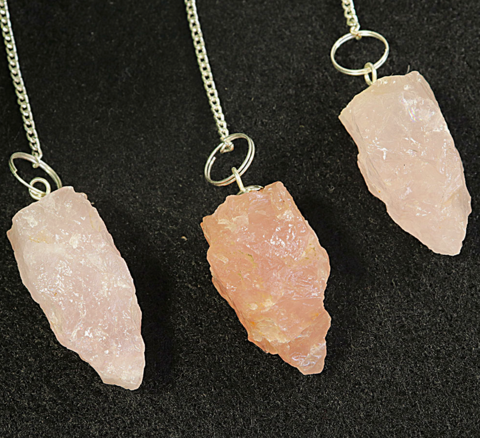 Rose Quartz Natural Pendulum