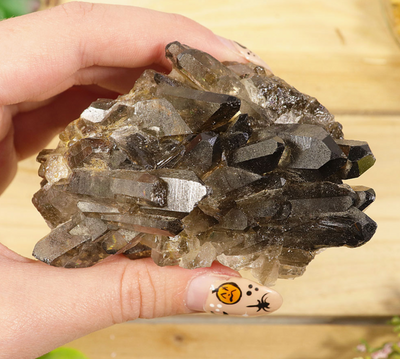 Smoky Quartz Clusters
