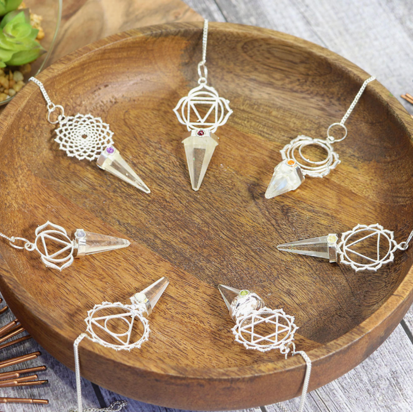 Symbolic Chakra Pendant