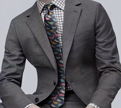 Dinosaur Print Tie