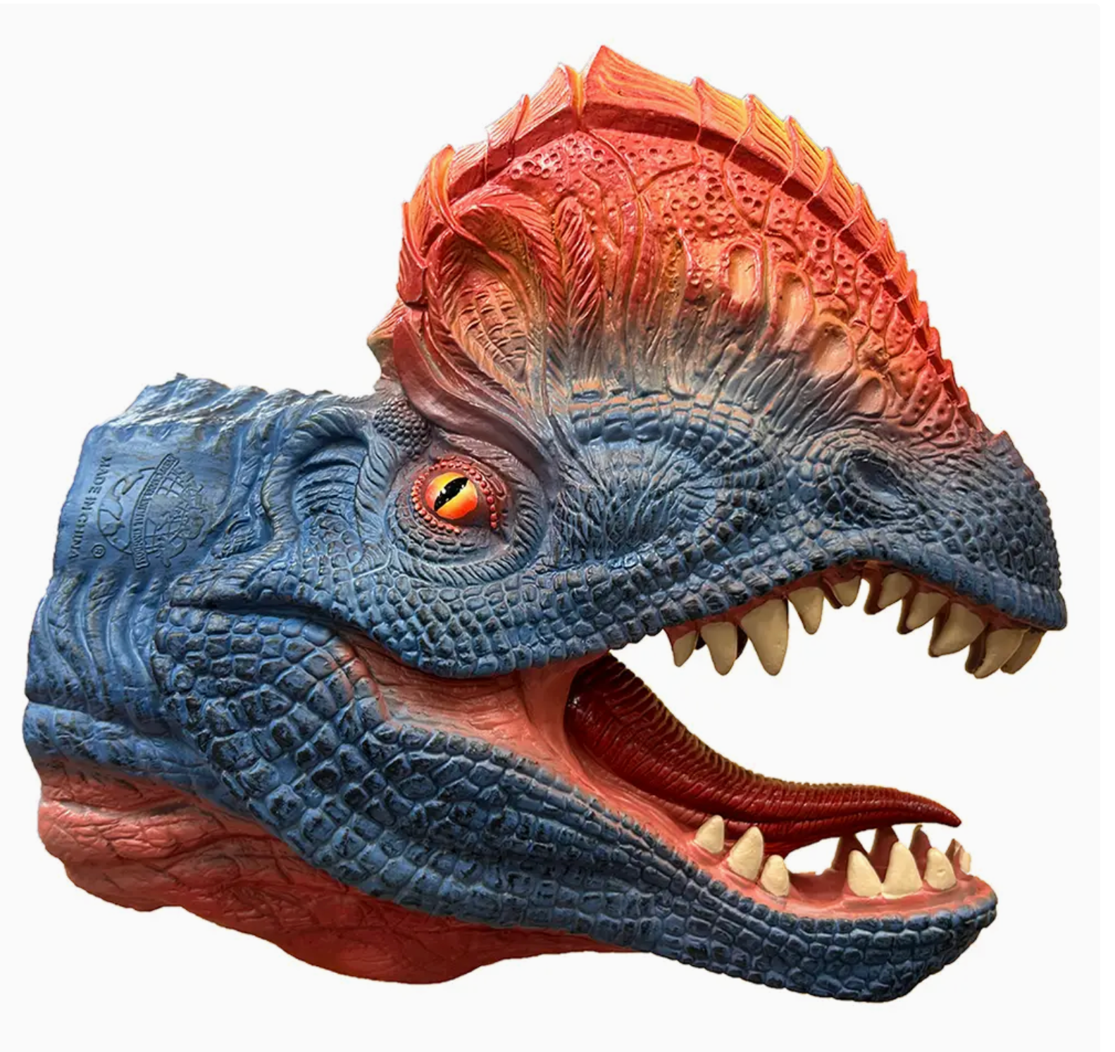 Double Crested Dilophosaurus Dinosaur Hand Puppet