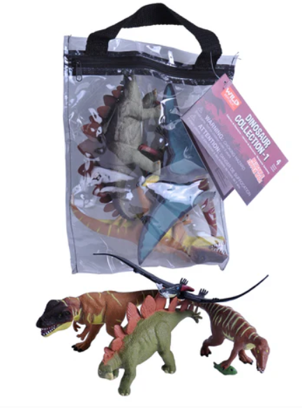 Zipper bag mixed Dinosaurs Collection 1