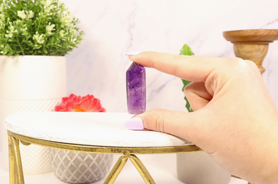 Mini Amethyst Polished Points (Grade A)