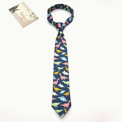 Dinosaur Print Tie