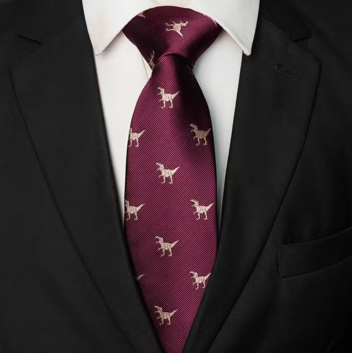Dinosaur Print Tie