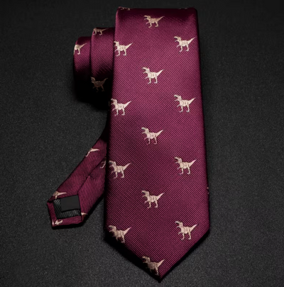Dinosaur Print Tie