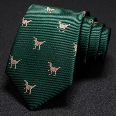 Dinosaur Print Tie