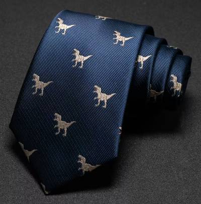 Dinosaur Print Tie