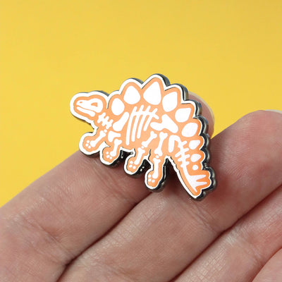 Stego Skeleton Pin - 2 Posts | Hard Enamel | Collectable Pin