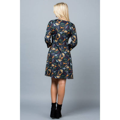 Dino Print Tunic Dress