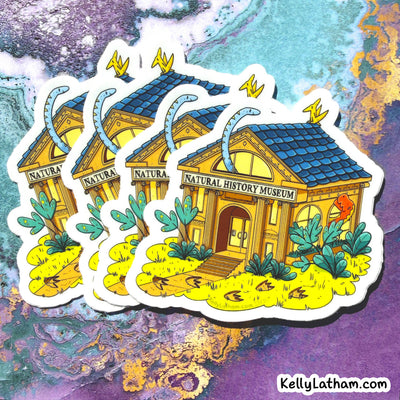 Natural History Museum Dinosaur Sticker