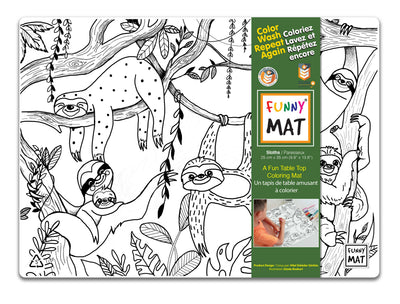 Compact Colouring Mats, Dinos & Sloths