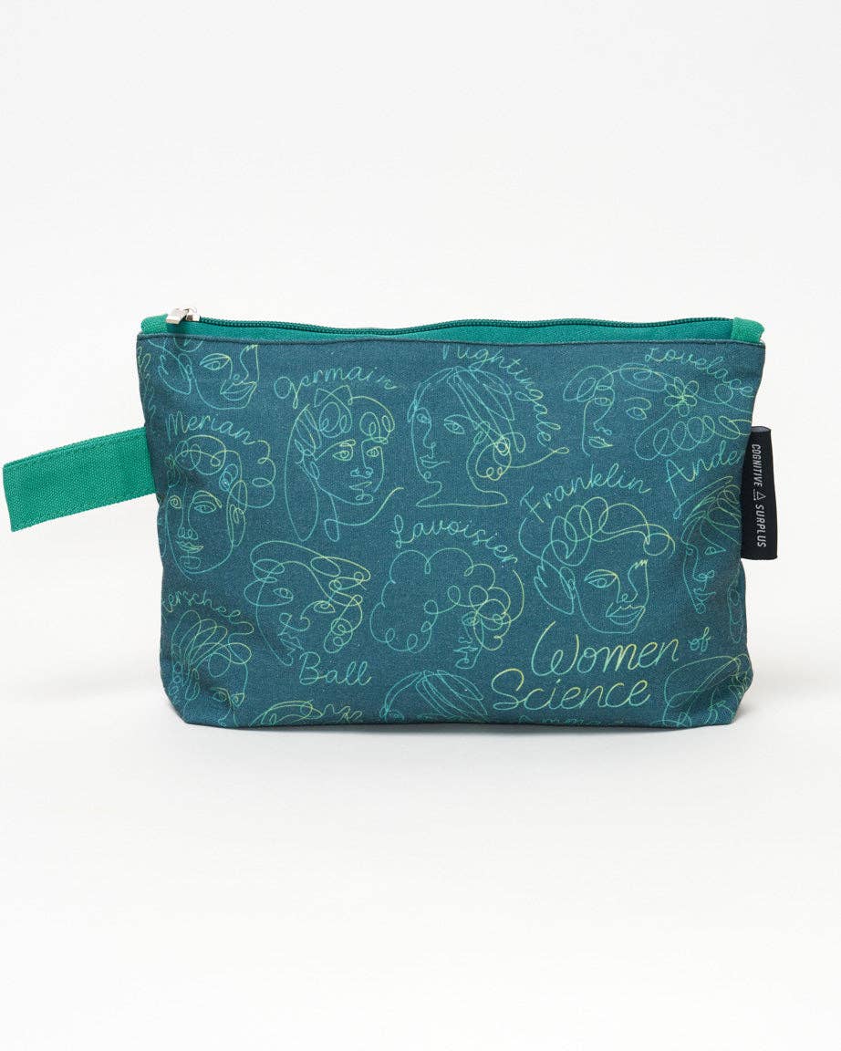 Women of Science Canvas Pencil Bag