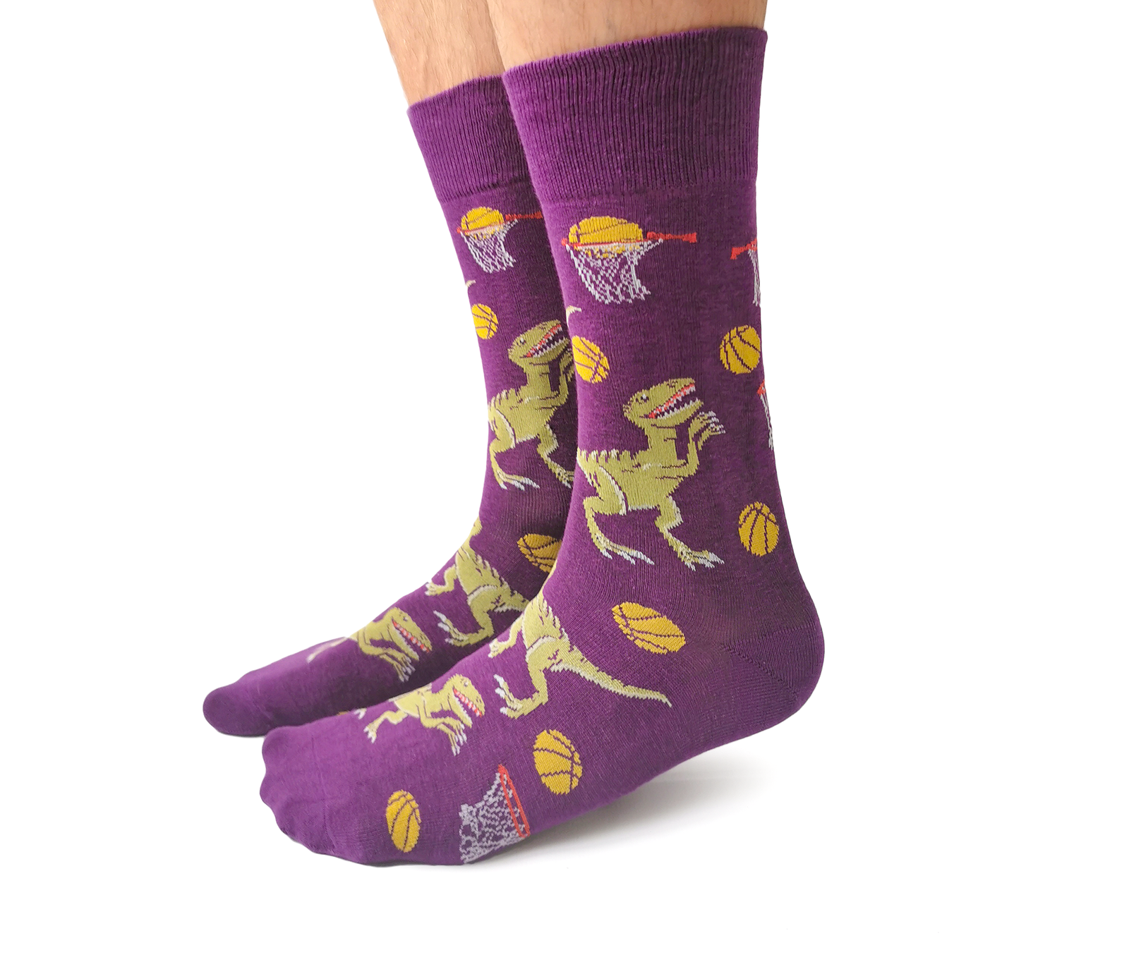 Dino Basketball Socks - M/L (Men)