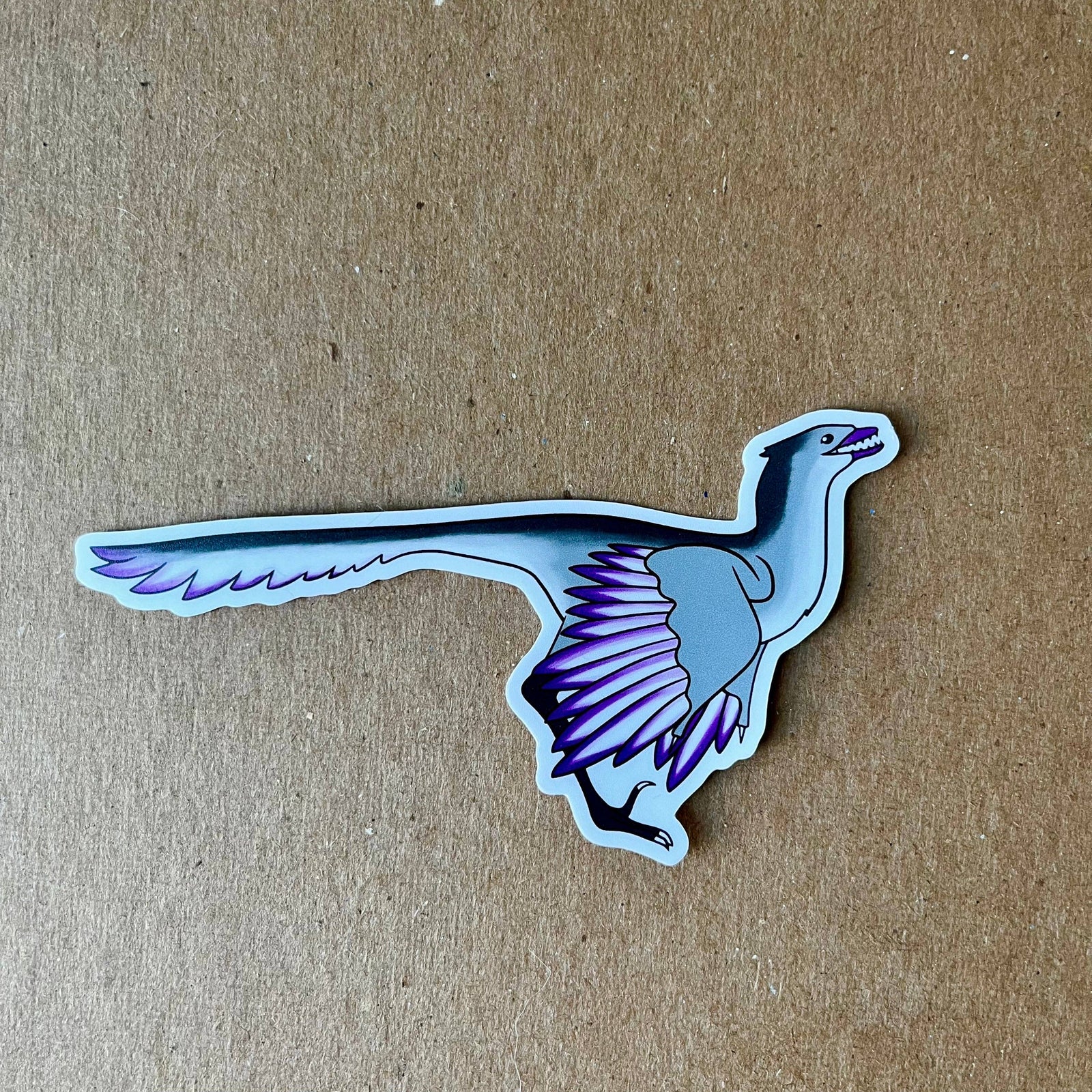 Pride Dinosaur Sticker: Ace-chaeopteryx