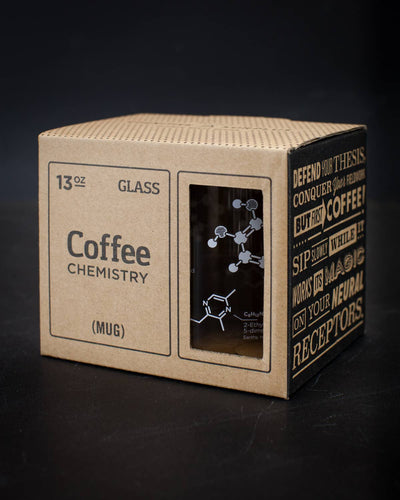 Coffee Chemistry Glass Mug (13 oz)