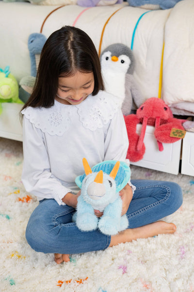 Fuzzlez Triceratops Dinosaur Plush