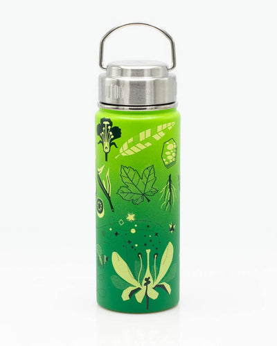 Retro Botany Steel Bottle (18 oz)