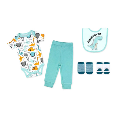 Teal 5 Piece Dino Set