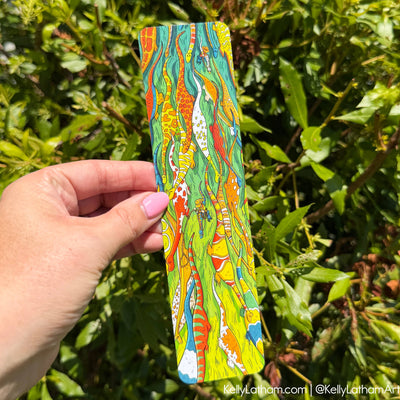 Dinosaur Stampede Bookmark