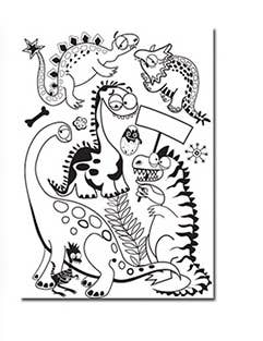 My Funny T-shirt Coloring Set, 6 Markers, Age 8-12