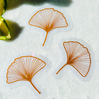 Ginkgo Leaves Mini Suncatchers | Prismatic Window Stickers