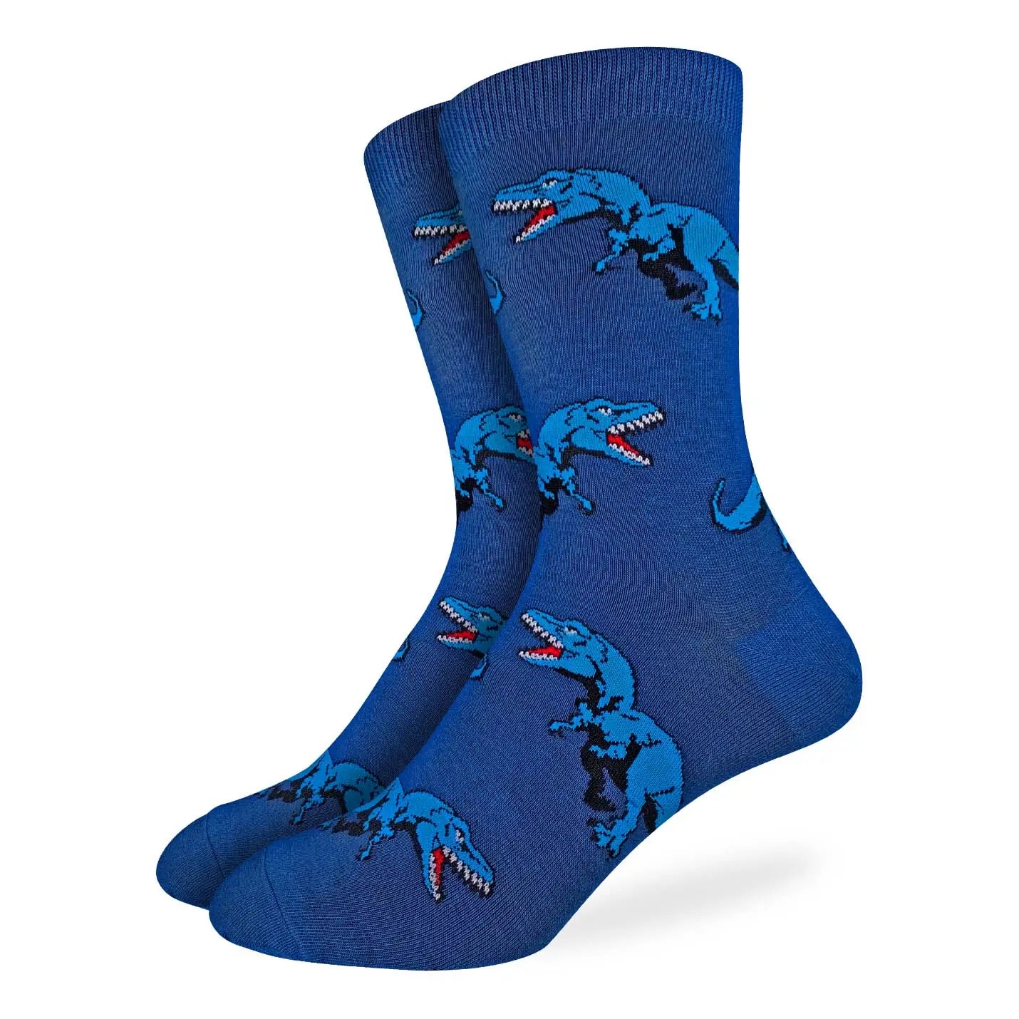 Blue Tyrannosaurus Rex Socks