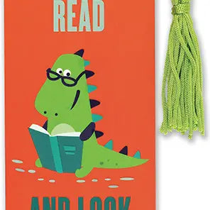 Dinosaurs Didn’t Read Beaded Bookmark