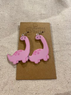 Brontosaurus Acrylic Earrings