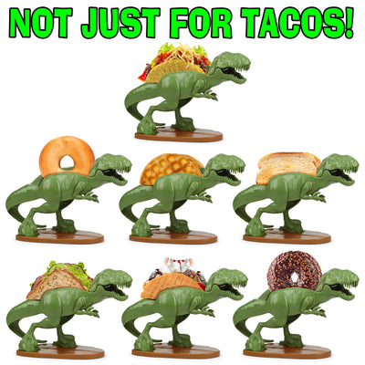 Tacosaurus Rex Taco Holder – Kids Dinnerware & Party Gift