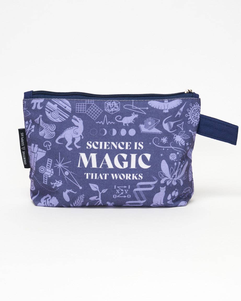 Science is Magic That Works Canvas Pencil Bag