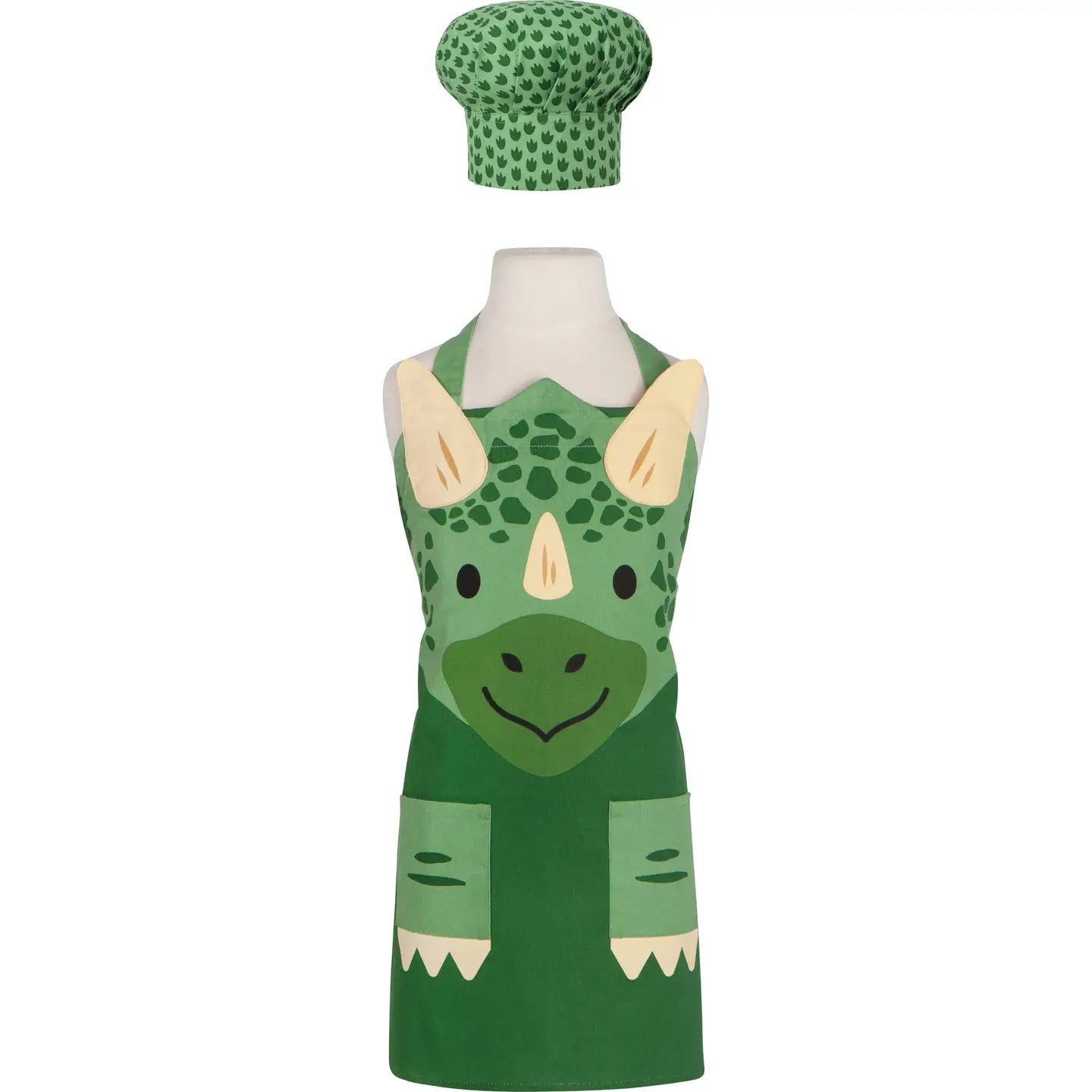 Dino Apron and Hat Set